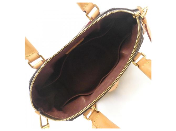 Borsa Louis Vuitton Monogram Rivoli PM Marrone - vista 9