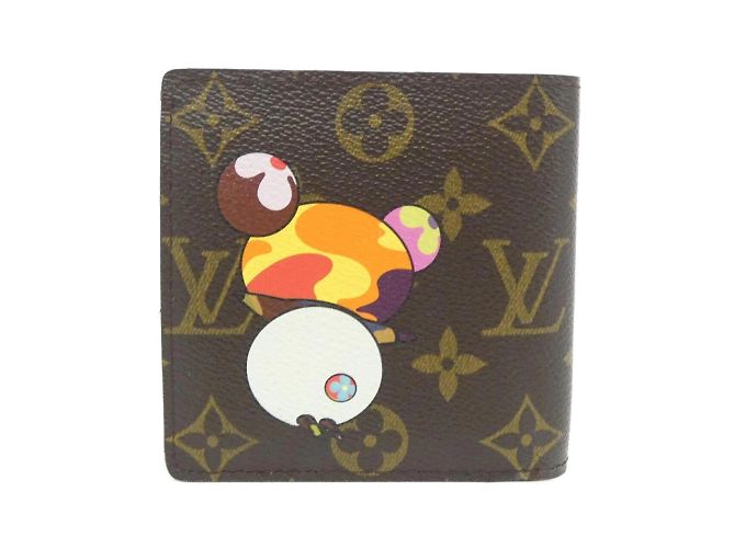 Louis Vuitton Monogram Porte-Bie Kreditkartenbörse Monet Braun - Ansicht 2
