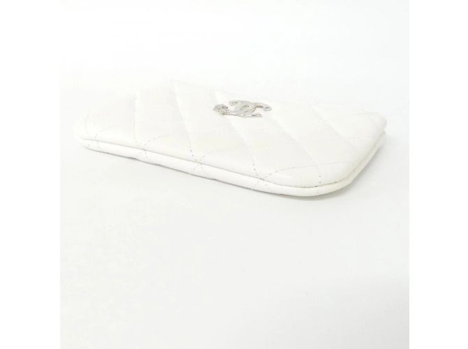 Bolso de piel de ternera texturizada Chanel AP4811 Blanco - vista 3