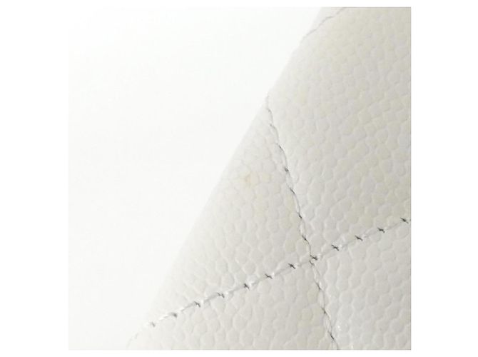 Bolso de piel de ternera texturizada Chanel AP4811 Blanco - vista 5