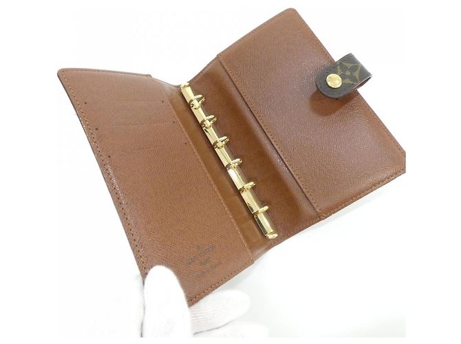 Organizer Organizzatore Louis Vuitton Monogram Agenda PM R20005 Marrone - vista 4