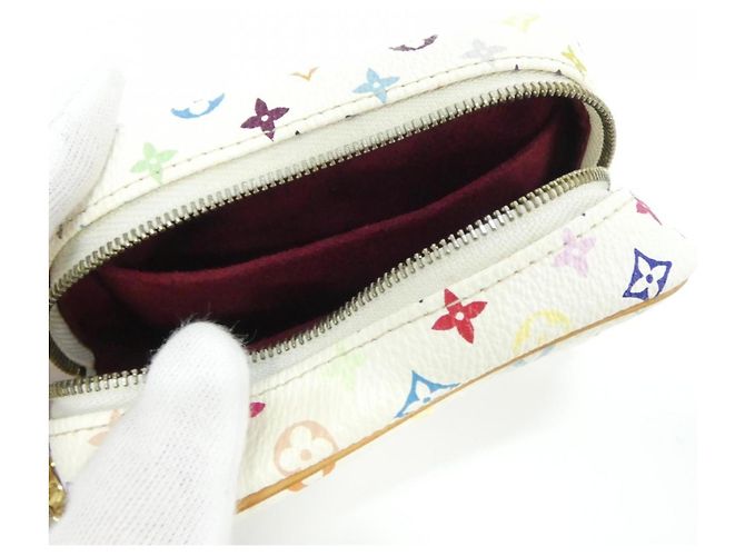 Pochette Wapiti Multicolore Louis Vuitton M58033 Bianco - vista 8