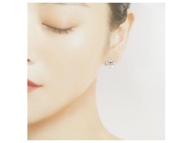 Tiffany & Co Orecchini a perno Cuore Aperto Tiffany - vista 4