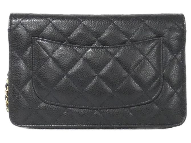 Timeless Chanel Portafoglio Classico a Catena Senza Tempo Nero Bordò - vista 2