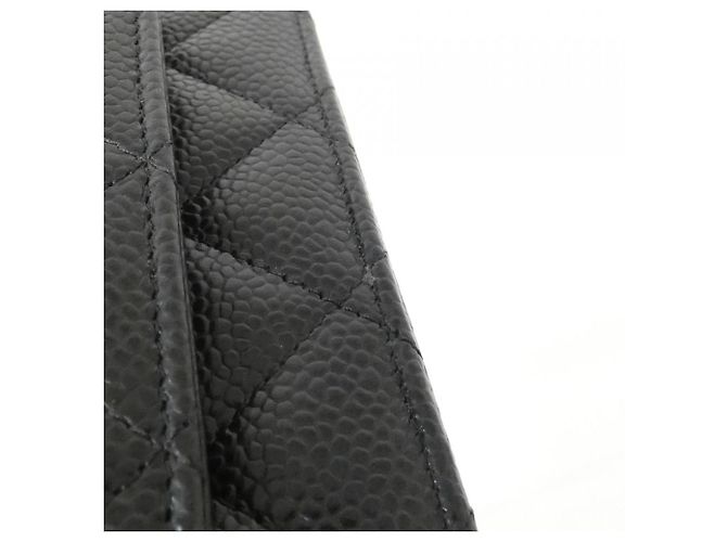 Timeless Chanel Portafoglio Classico a Catena Senza Tempo Nero Bordò - vista 4