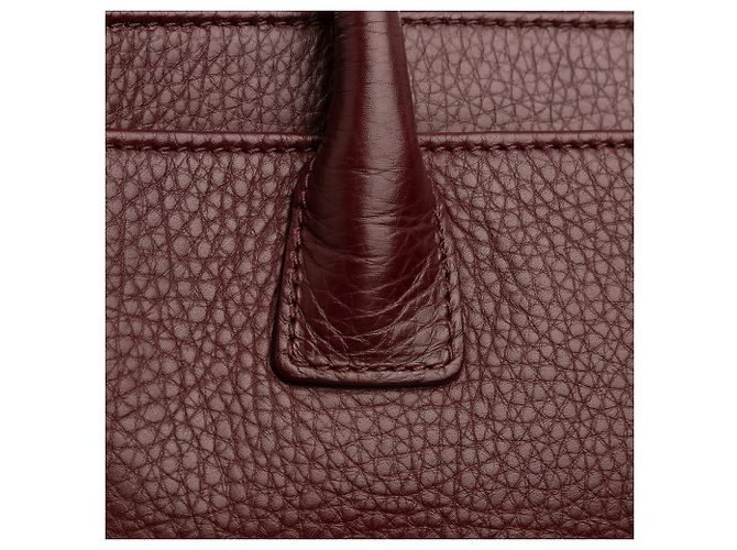Executive Chanel Rosso Piccola Borsa in Pelle di Vitello Esecutiva Cerf Bordò - vista 7