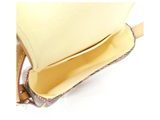 Borsa a Spalla Louis Vuitton Monogram LV Pop Tan Bianco Marrone - vista 9