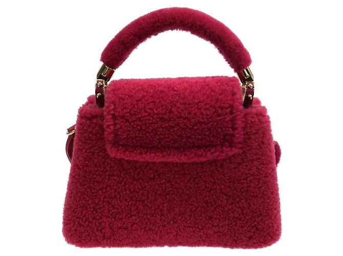 Borsa a mano Capucines Mini Louis Vuitton Fuschia - vista 2