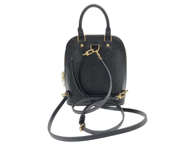 Zaino Alma Epi Louis Vuitton Nero - vista 2
