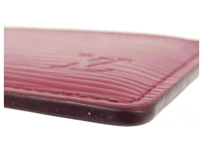 Estuche para tarjetas Louis Vuitton Epi M60327 Fucsia - vista 3