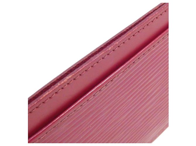 Estuche para tarjetas Louis Vuitton Epi M60327 Fucsia - vista 7
