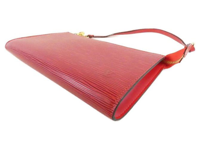 Pochette Accessori Epi Louis Vuitton Rosso - vista 3