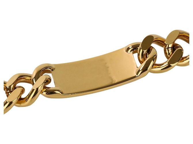 Chanel Vintage Coco Mark Münz-Kettengürtel Golden - Ansicht 11