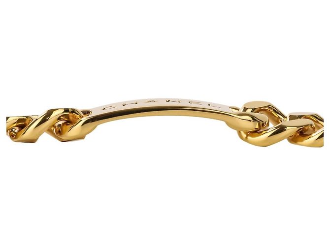 Chanel Vintage Coco Mark Münz-Kettengürtel Golden - Ansicht 12