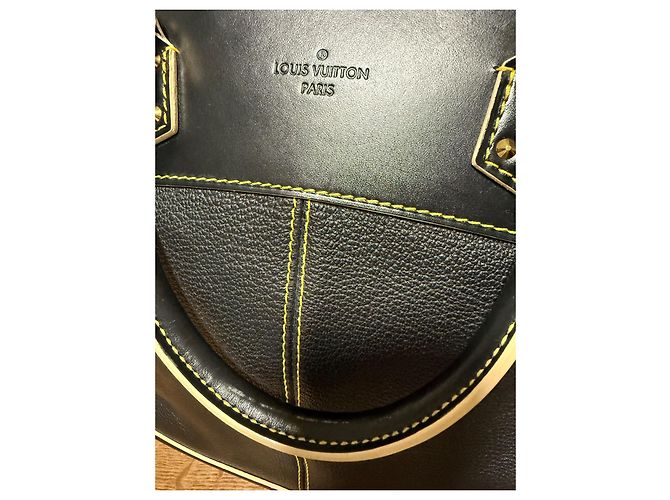 Louis Vuitton Suhali Lockit Borsa in pelle nera Nero - vista 15