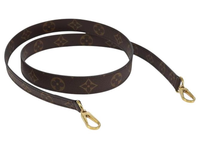 Cinghia a Spalla Montaigne in Tela Monogram Louis Vuitton Marrone - vista 3