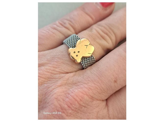 Autre Marque Gioiello TOUS Classic Bear in oro giallo - vista 2