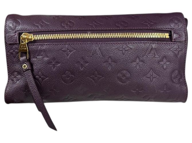 Borsa Clutch Monogram Empreinte Petillante di Louis Vuitton Multicolore Porpora - vista 3