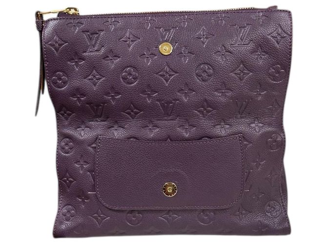 Borsa Clutch Monogram Empreinte Petillante di Louis Vuitton Multicolore Porpora - vista 7