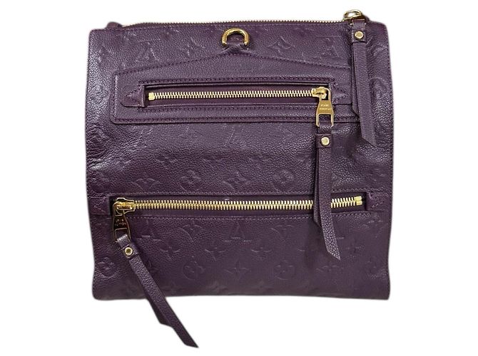 Borsa Clutch Monogram Empreinte Petillante di Louis Vuitton Multicolore Porpora - vista 8