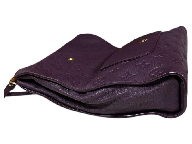 Borsa Clutch Monogram Empreinte Petillante di Louis Vuitton Multicolore Porpora - vista 9