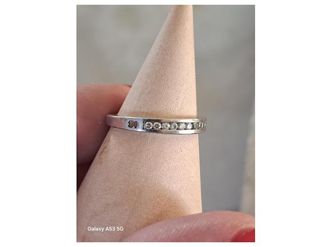 Autre Marque TOUS - Classico. DIAMANTRING. EHEBAND Weiß - Ansicht 4