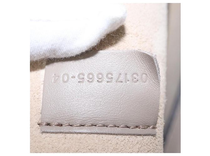 Chloé Borsa a Spalla Chloe Fay in Pelle Scamosciata Beige Oro Auth BA9070 - vista 25