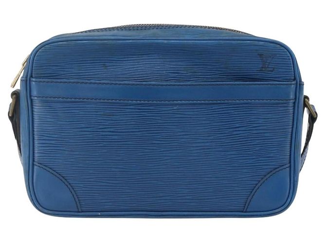 LOUIS VUITTON Borsa a Spalla Epi Trocadero 23 Blu M52305 LV Auth 160666 - vista 13