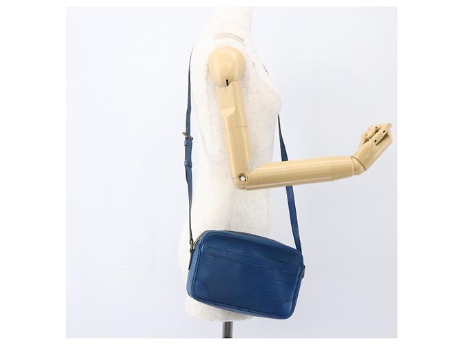 LOUIS VUITTON Borsa a Spalla Epi Trocadero 23 Blu M52305 LV Auth 160666 - vista 23