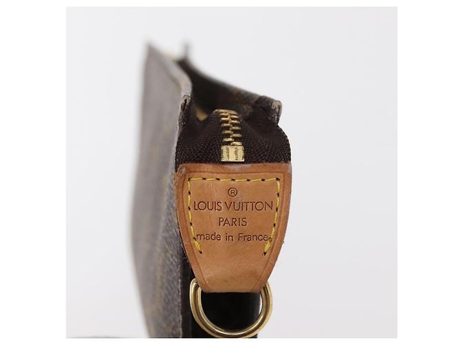 Bucket LOUIS VUITTON Monogramma Secchiello GM Pochette Accessorio LV Auth 157730 - vista 8