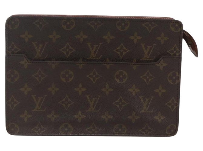 LOUIS VUITTON Pochette Masculina Monogram Bolsa de Mão M51795 LV Auth bs31927 Monograma - vista 13