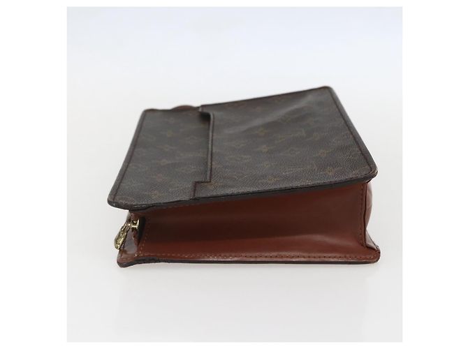 LOUIS VUITTON Pochette Masculina Monogram Bolsa de Mão M51795 LV Auth bs31927 Monograma - vista 3
