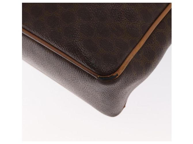 Céline Borsa da lavoro in tela Macadam CELINE PVC marrone oro Auth bs31835 D'oro - vista 16