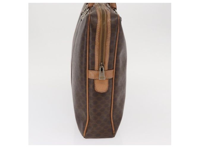 Céline Borsa da lavoro in tela Macadam CELINE PVC marrone oro Auth bs31835 D'oro - vista 4
