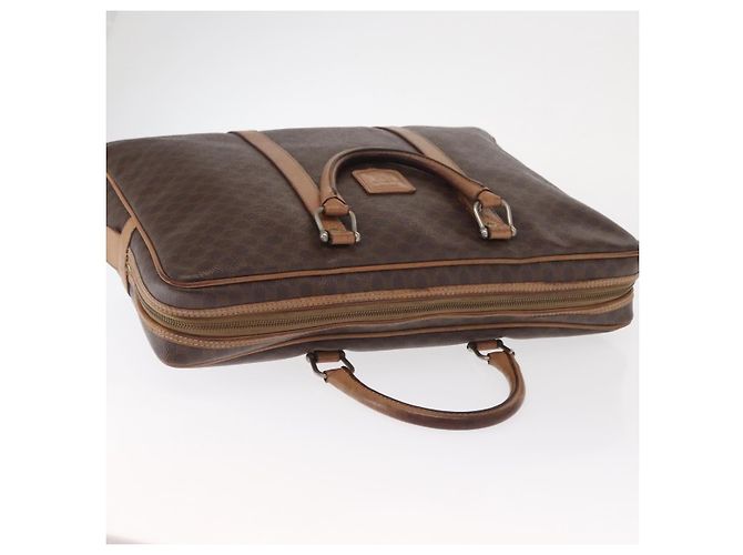 Céline Borsa da lavoro in tela Macadam CELINE PVC marrone oro Auth bs31835 D'oro - vista 6