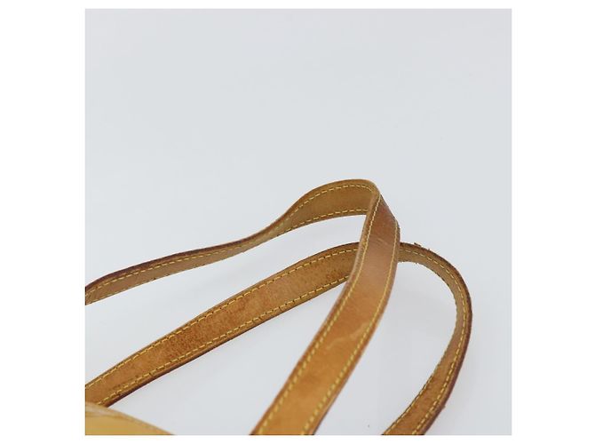 LOUIS VUITTON Monogram Vernis Houston Hand Bag Beige M91004 LV Auth BA9047 - view 8