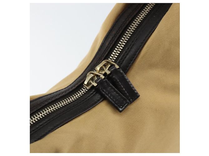 Gucci Borsa a Spalla Web Sherry Line in Tela Beige Oro 001 4288 Auth ep12486 D'oro - vista 15