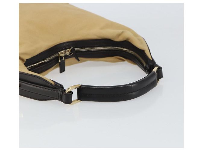 Gucci Borsa a Spalla Web Sherry Line in Tela Beige Oro 001 4288 Auth ep12486 D'oro - vista 7