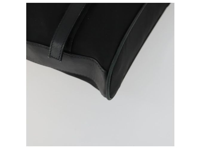 Borsa da lavoro Gianni Versace in nylon e pelle 2 in 1 nera e argento autentica bs31565 Nero - vista 16