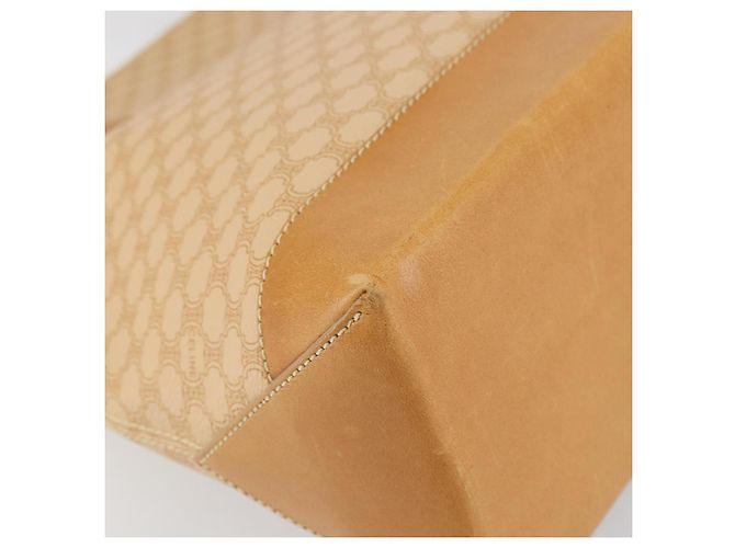 Céline CELINE Macadam Canvas Tote Bag PVC Beige Gold Auth 160703 Golden - Ansicht 14