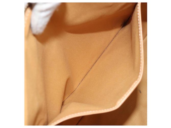 Céline CELINE Macadam Canvas Tote Bag PVC Beige Gold Auth 160703 Golden - Ansicht 21