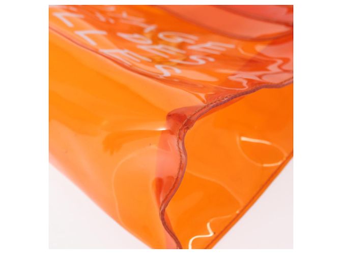Hermès HERMES Borsa a Mano Kelly in Vinile Arancione Auth 158158 - vista 11