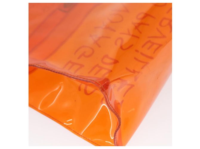 Hermès HERMES Borsa a Mano Kelly in Vinile Arancione Auth 158158 - vista 12