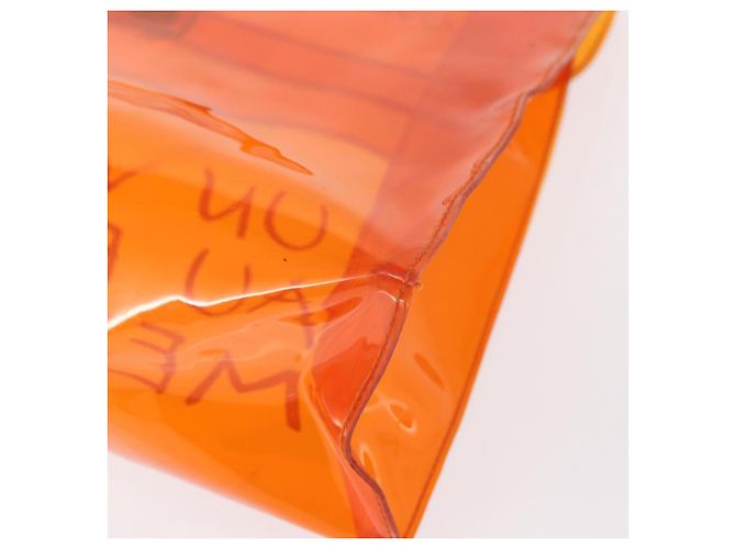 Hermès HERMES Borsa a Mano Kelly in Vinile Arancione Auth 158158 - vista 13