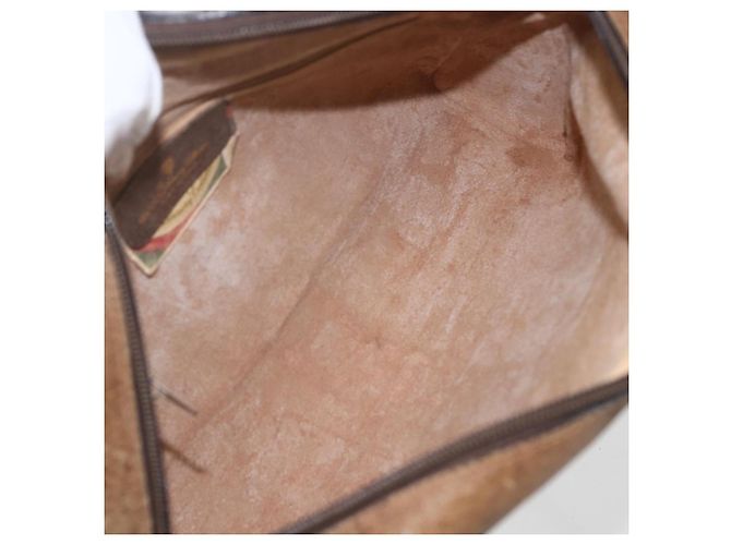 Borsa Sherry Line GG Supreme Web di GUCCI in PVC beige e oro 68 02 005 Auth 158512 D'oro - vista 18