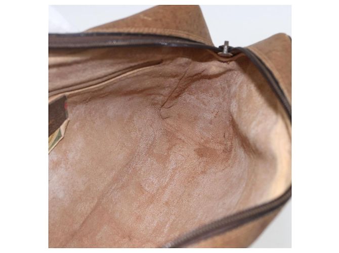 Borsa Sherry Line GG Supreme Web di GUCCI in PVC beige e oro 68 02 005 Auth 158512 D'oro - vista 19