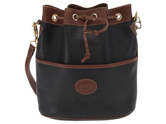Borsa a Spalla in Pelle Nera e Oro GUCCI 001 904 0791 Auth 160619 Nero D'oro - vista 2