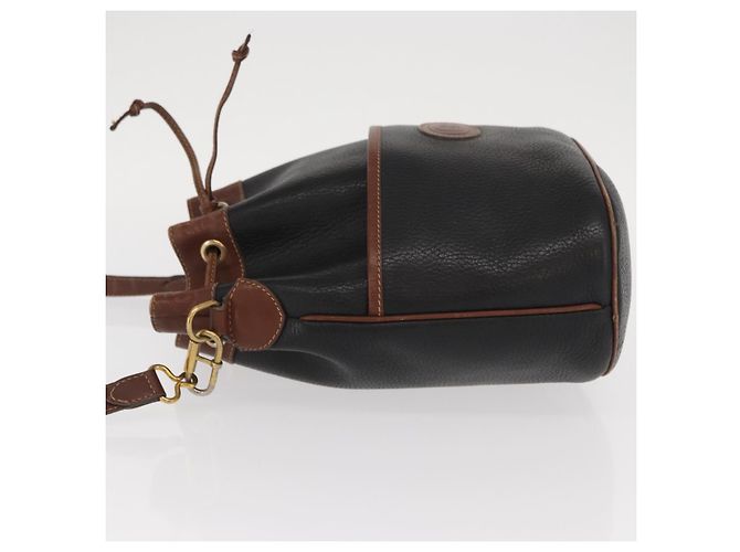 Borsa a Spalla in Pelle Nera e Oro GUCCI 001 904 0791 Auth 160619 Nero D'oro - vista 5