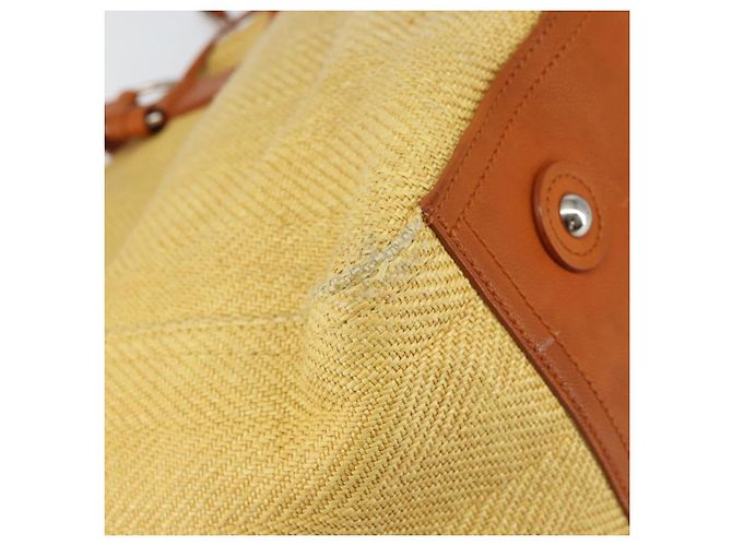 Tote Bag aus Canvas Beige Silber SAINT LAURENT 203820 Auth 160733 - Ansicht 11
