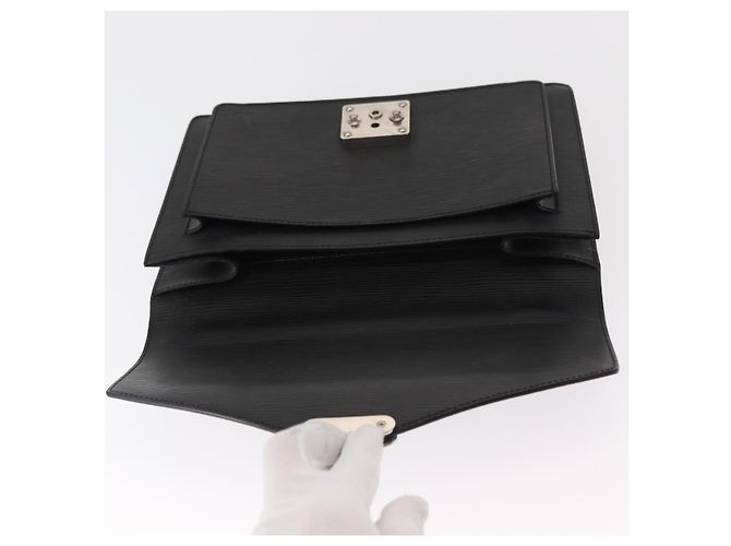 LOUIS VUITTON Borsa a Mano Epi Monceau 28 Nera M52122 LV Auth ep12499 Nero - vista 18